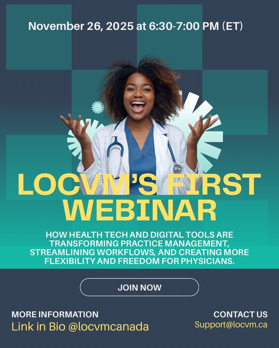 LOCVM’s very first webinar!